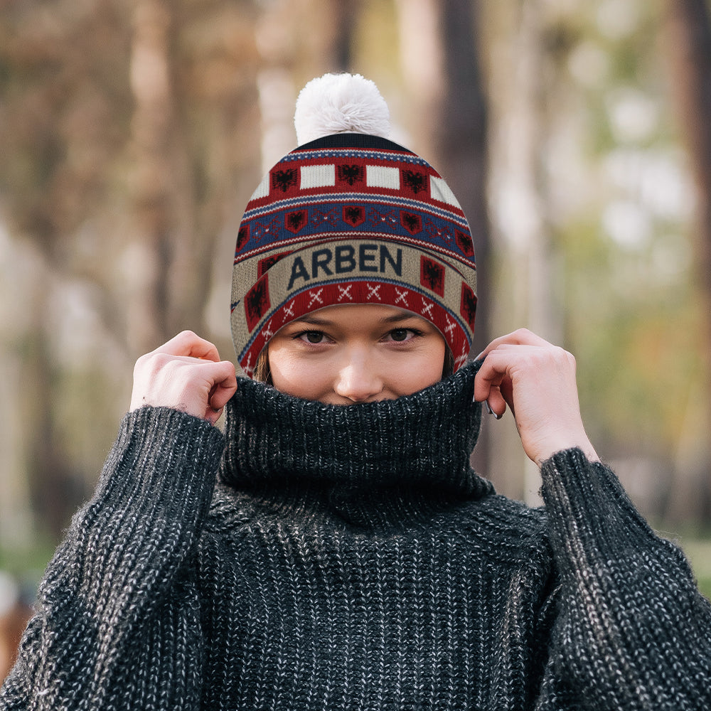 Proud Albanian - Personalized Expats Beanie Hat