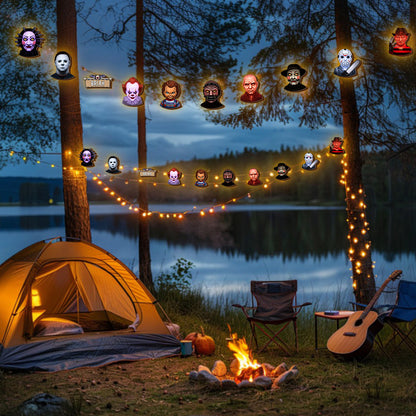 Scary Halloween - Personalized Horror Character String Lights