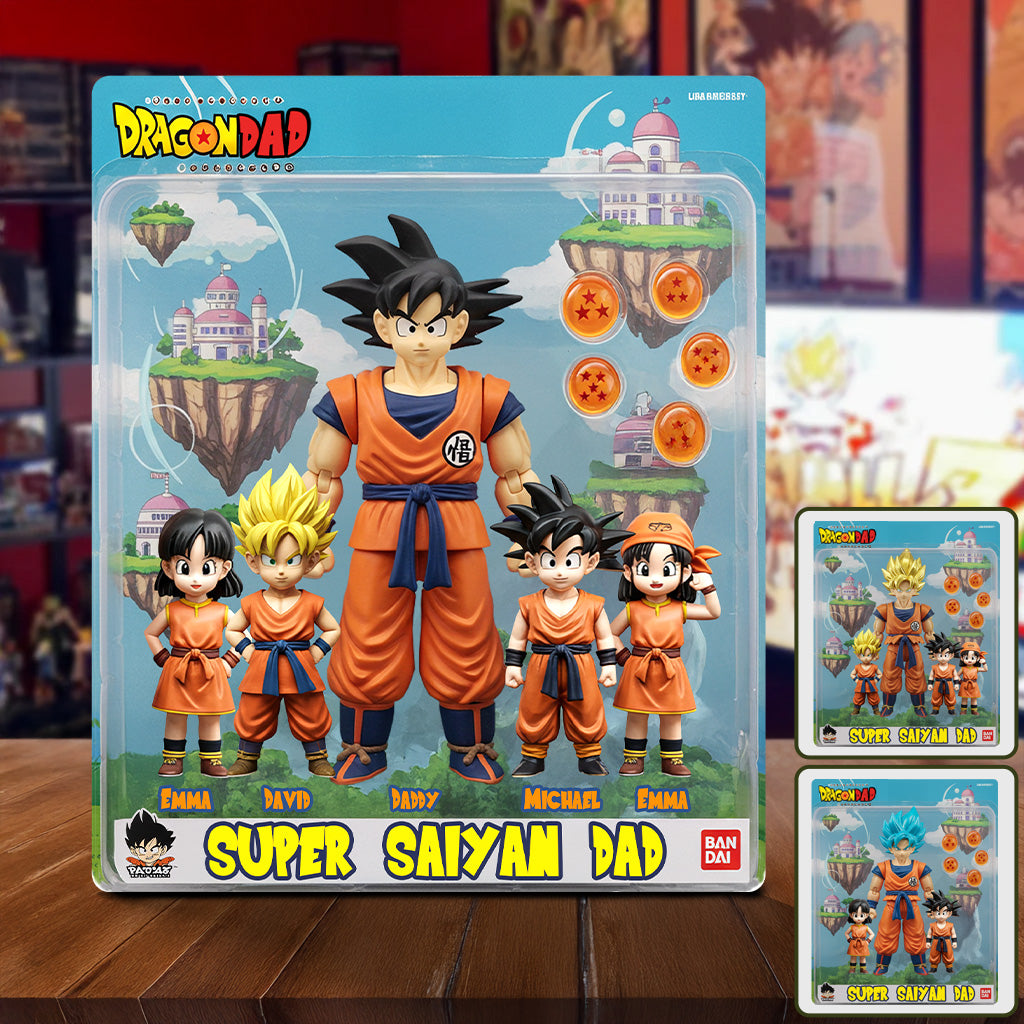 Super Dad - Personalized Seven Balls Custom Shaped Acrylic Plaque