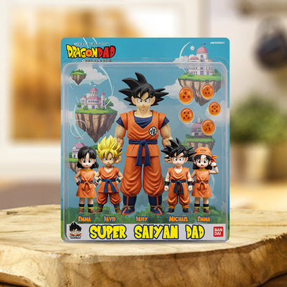 Super Dad - Personalized Seven Balls Custom Shaped Acrylic Plaque