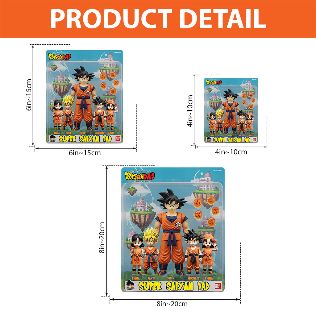 Super Dad - Personalized Seven Balls Custom Shaped Acrylic Plaque