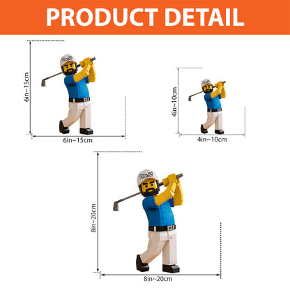 Gift For Golfer - Personalized Golf Custom Shaped Acrylic Plaque