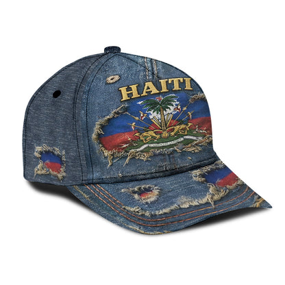 Haiti Coat Of Arms - Personalized Expats Classic Cap