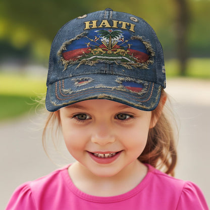 Haiti Coat Of Arms - Personalized Expats Classic Cap