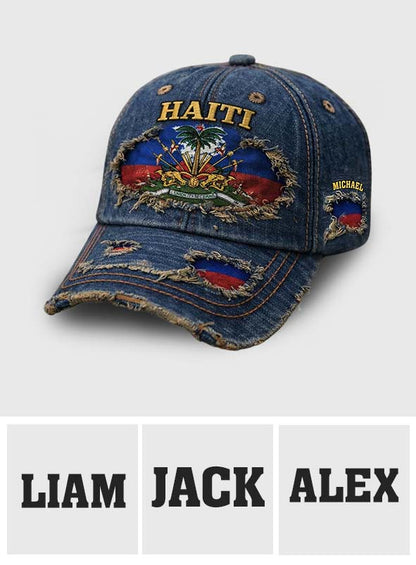 Haiti Coat Of Arms - Personalized Expats Classic Cap