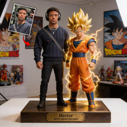 40th Anniversary - Personalized Seven Balls Custom Shaped Acrylic Plaque