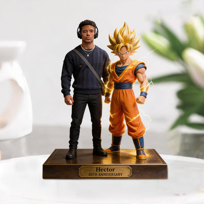 40th Anniversary - Personalized Seven Balls Custom Shaped Acrylic Plaque