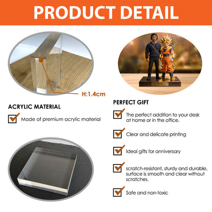 40th Anniversary - Personalized Seven Balls Custom Shaped Acrylic Plaque