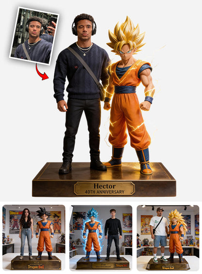 40th Anniversary - Personalized Seven Balls Custom Shaped Acrylic Plaque