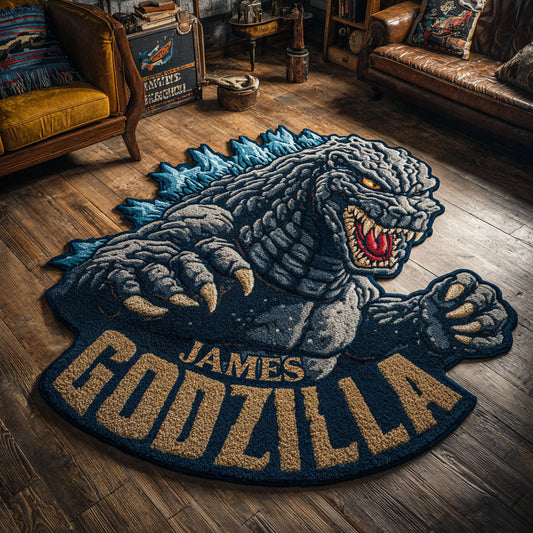 Atomic Monster - Personalized Giant Monster Non-Slip Tufted Rug