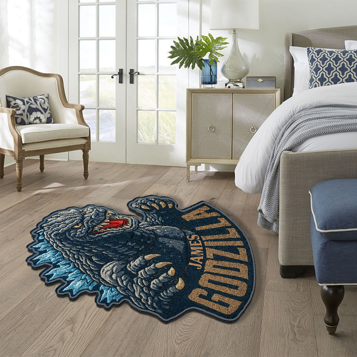 Atomic Monster - Personalized Giant Monster Non-Slip Tufted Rug