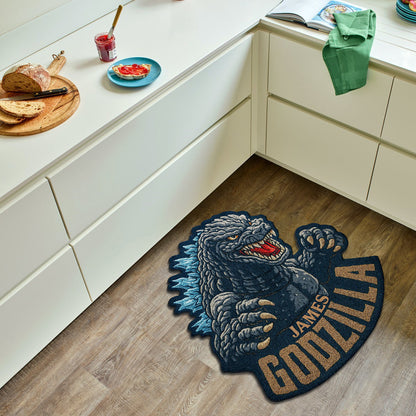 Atomic Monster - Personalized Giant Monster Non-Slip Tufted Rug