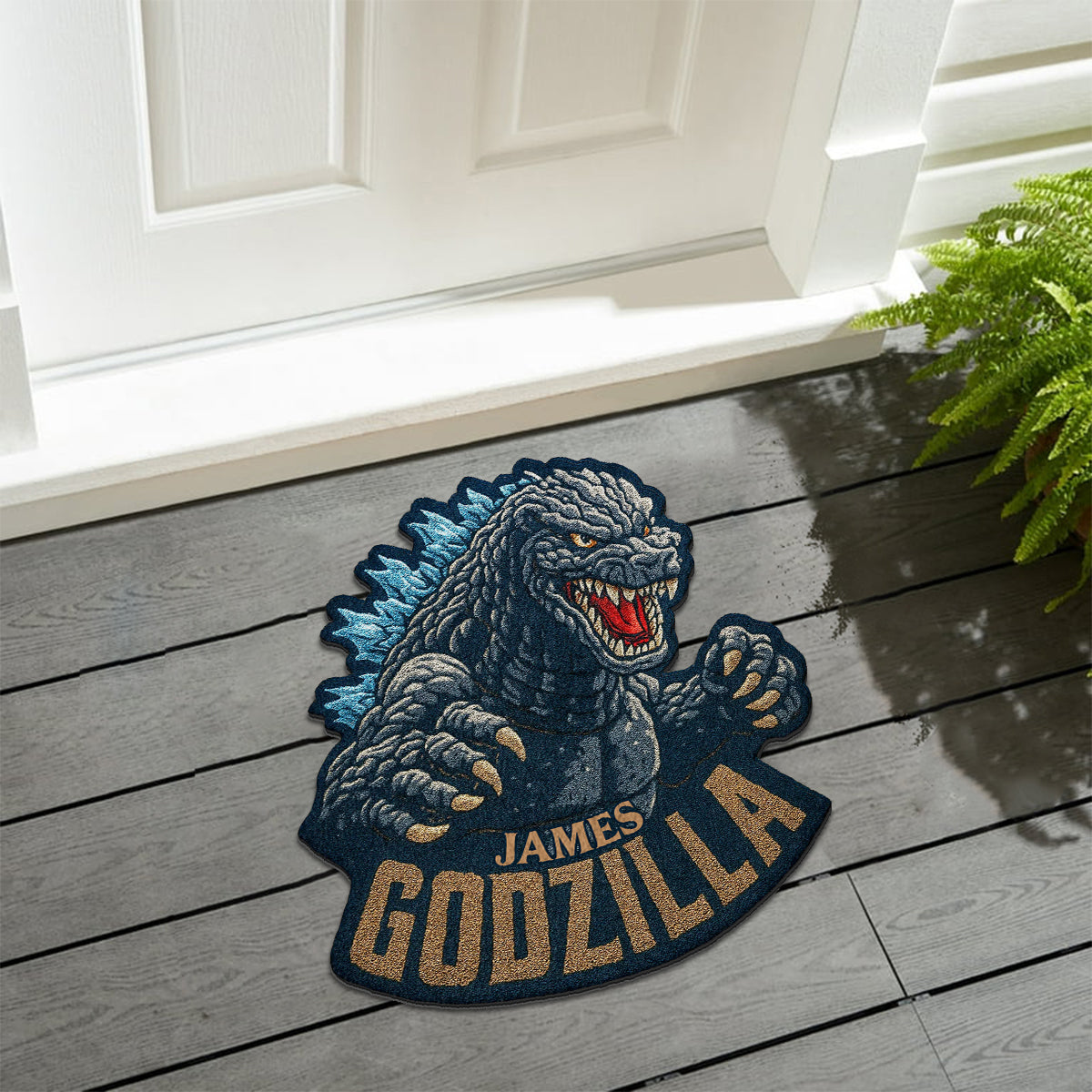 Atomic Monster - Personalized Giant Monster Non-Slip Tufted Rug