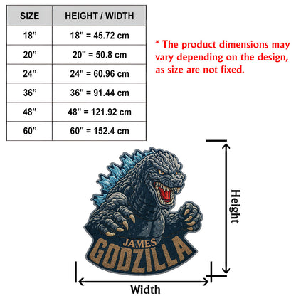 Atomic Monster - Personalized Giant Monster Non-Slip Tufted Rug