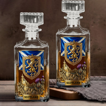 Proud Scotland - Personalize Expats Whiskey Decanter Set
