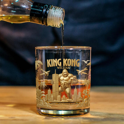 The Gorilla 50th Anniversary - Personalized Whiskey Decanter Set