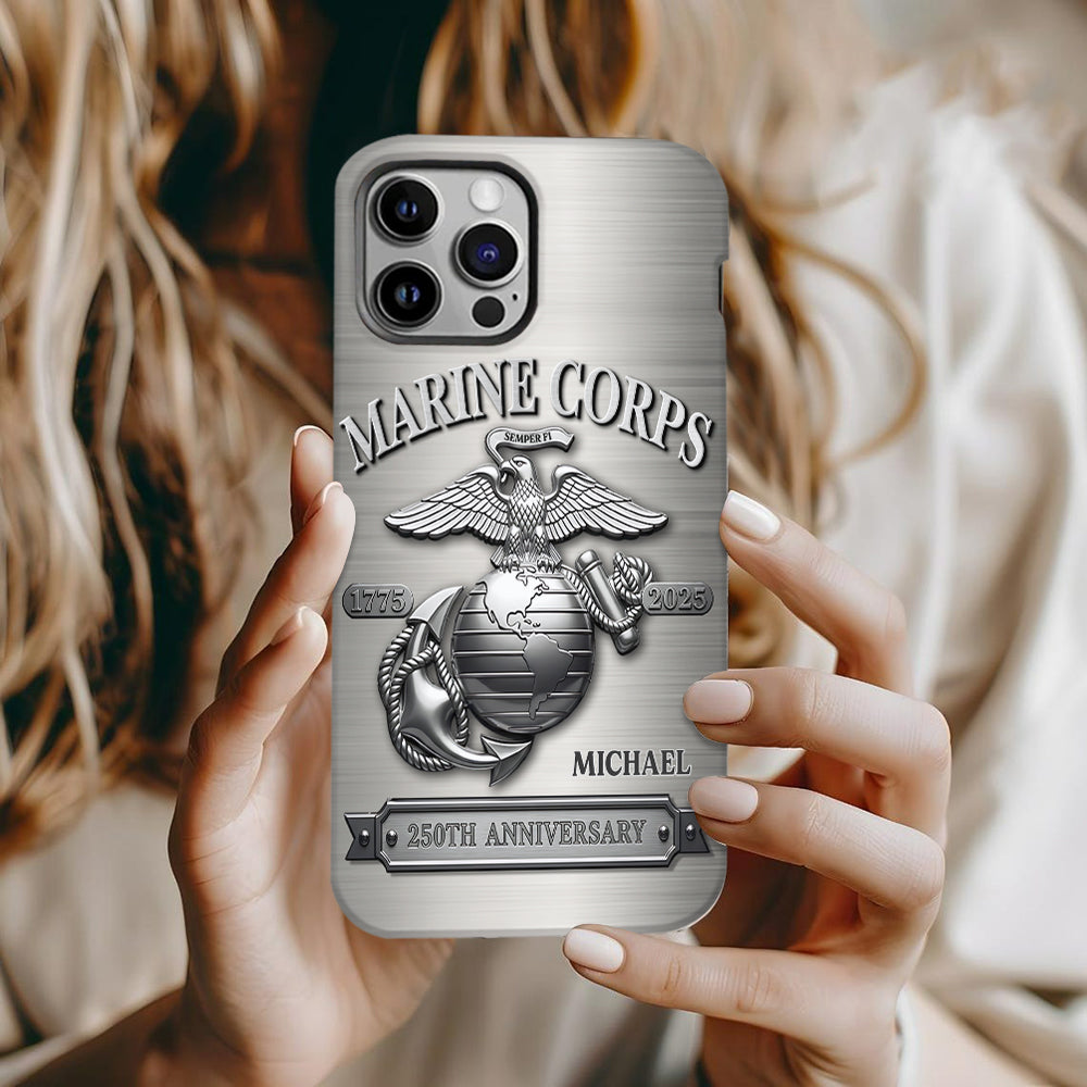 250th Anniversary - Personalized Veteran Full Print Phone Case
