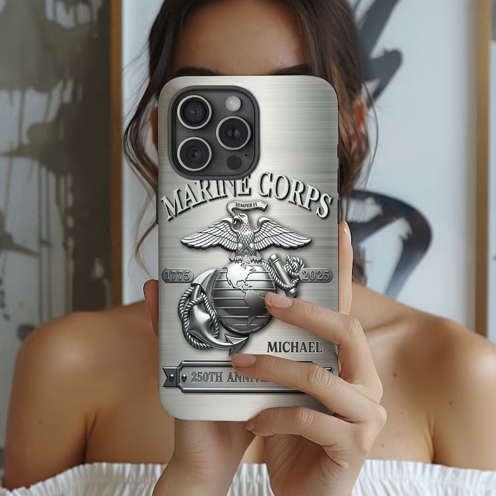 250th Anniversary - Personalized Veteran Full Print Phone Case