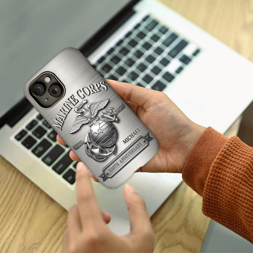 250th Anniversary - Personalized Veteran Full Print Phone Case