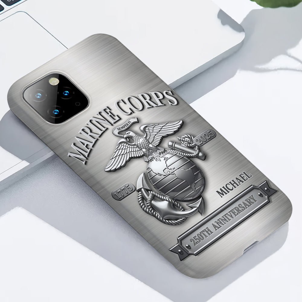 250th Anniversary - Personalized Veteran Full Print Phone Case