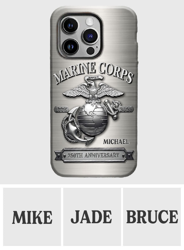 250th Anniversary - Personalized Veteran Full Print Phone Case