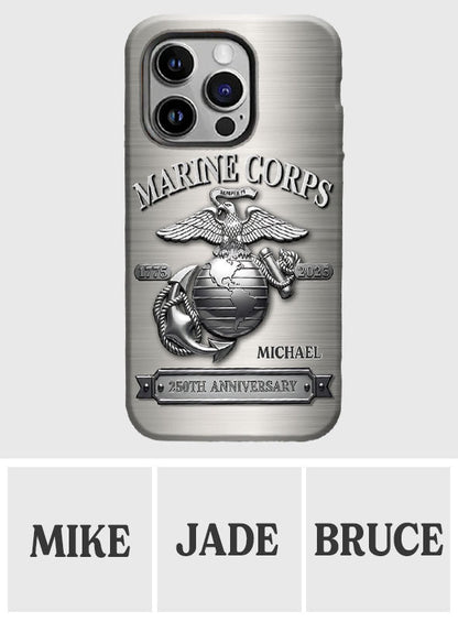 250th Anniversary - Personalized Veteran Full Print Phone Case