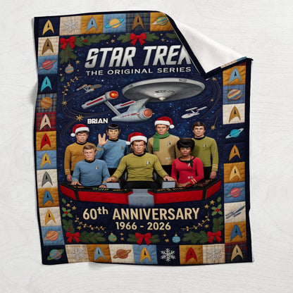 60th Anniversary - Personalized Star Fleet Blanket