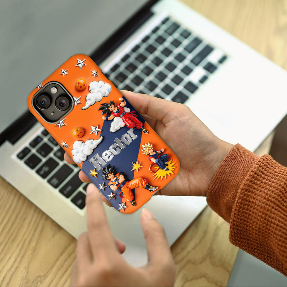 Strong Balls - Personalized Seven Balls Full Print Phone Case