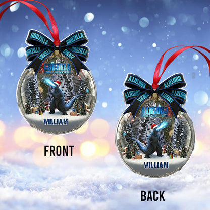 Merry Christmas The Monster - Personalized Giant Monster Ornament