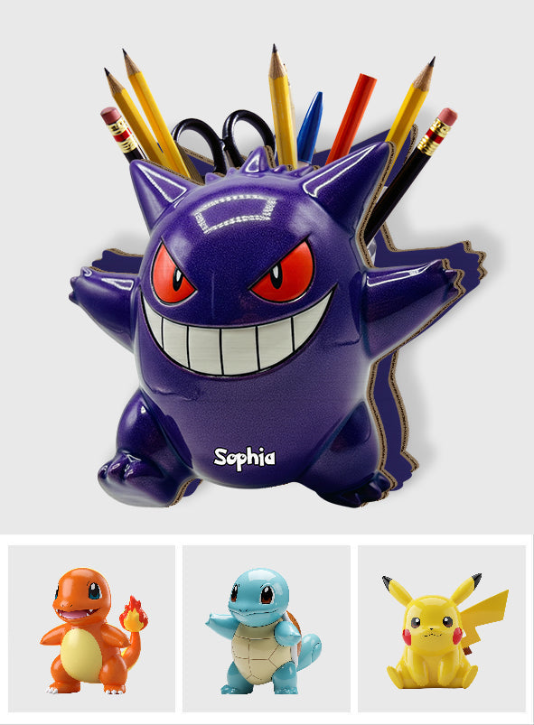 Training Creatures - Personalized Monster Trainer Wooden Pen Holder