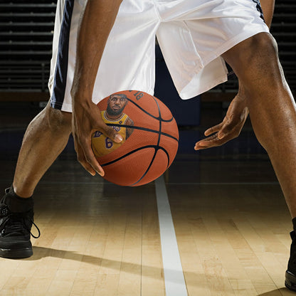 Any Photo The Best Player - Personalized Basketball Multi-Sport Ball