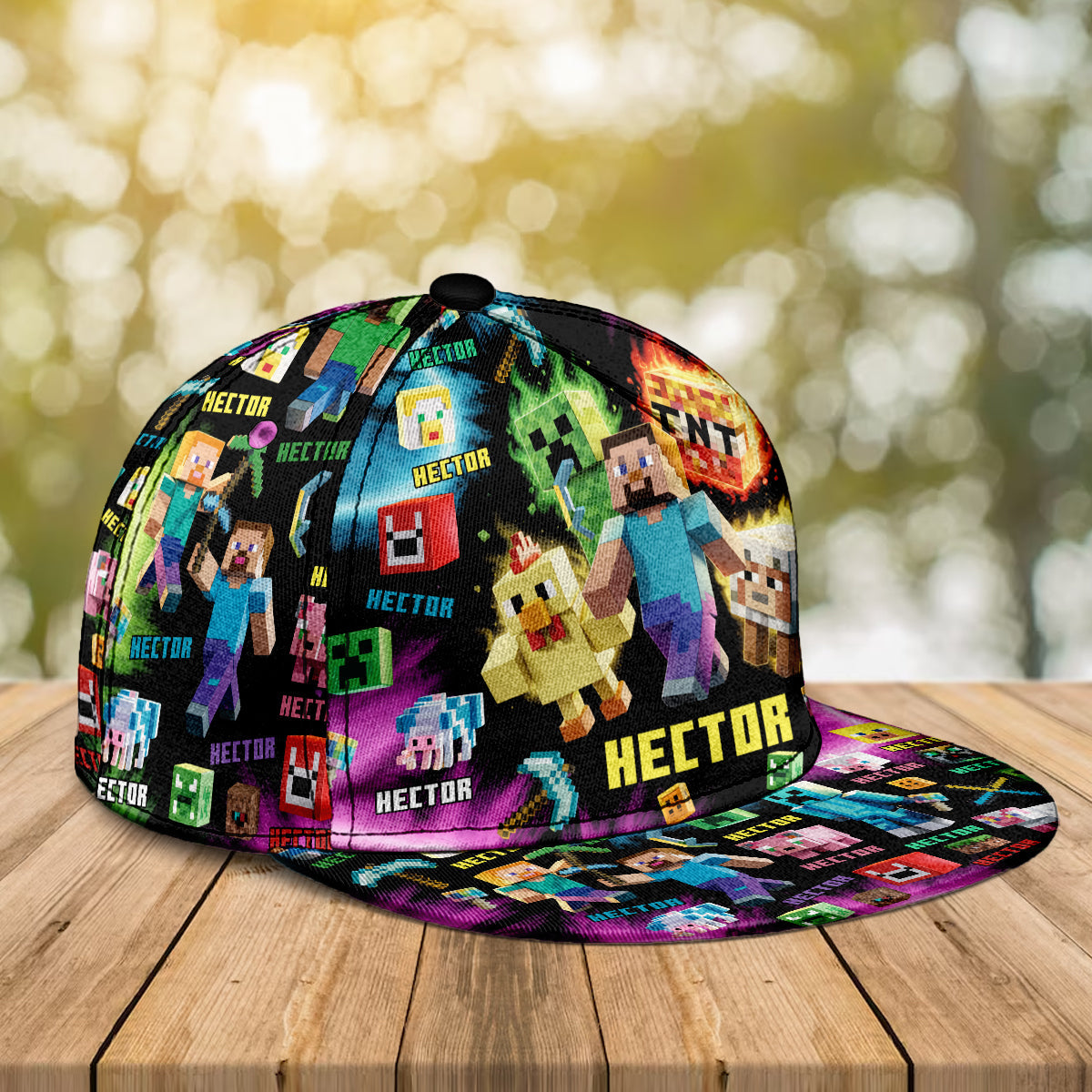 Fun Block World - Personalized Block World Snapback