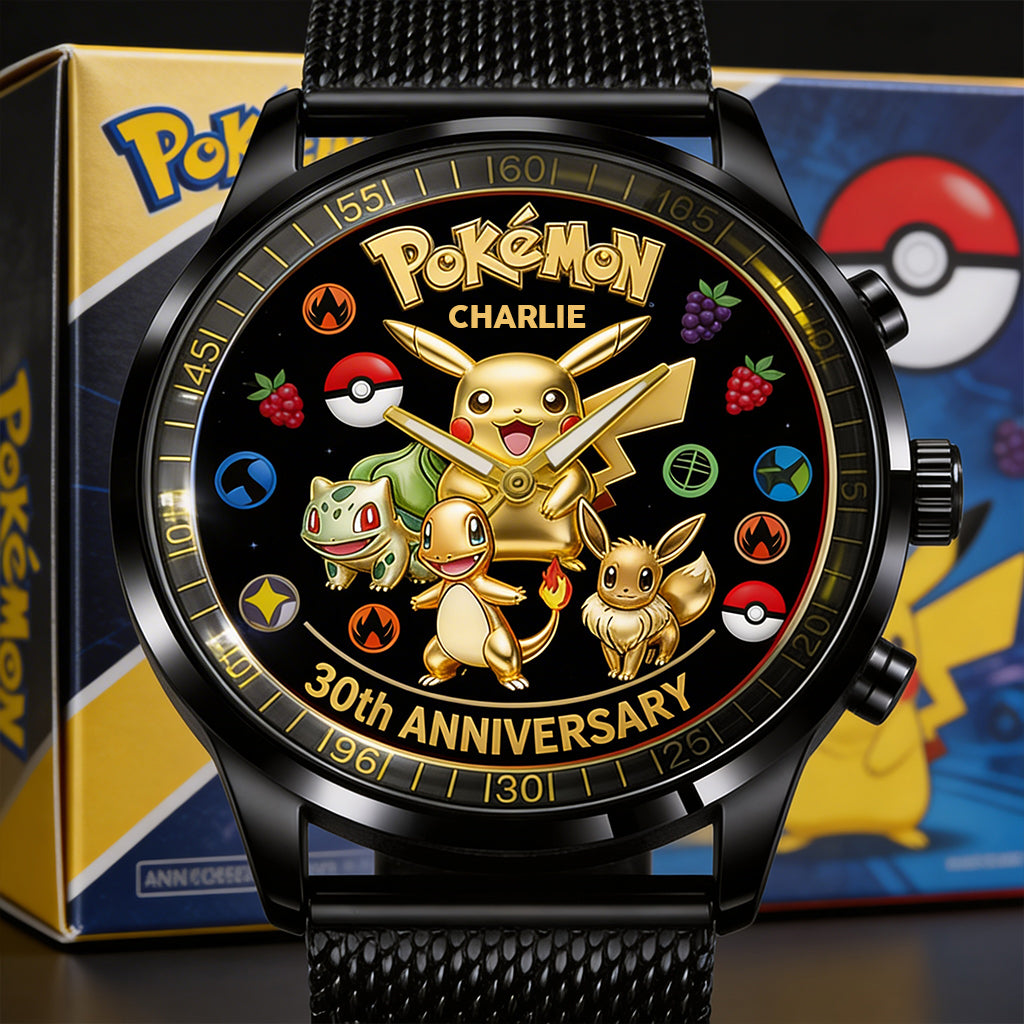 30th Anniversary Pocket Creature - Personalized Monster Trainer Hand Watch