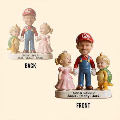 Super Daddio - Perfect Father's Day Gift - Personalized Super Plumber Custom Shaped Acrylic Plaque