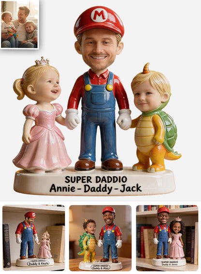 Super Daddio - Perfect Father's Day Gift - Personalized Super Plumber Custom Shaped Acrylic Plaque