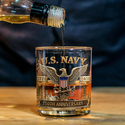 250th Anniversary - Personalized Veteran Whiskey Decanter Set
