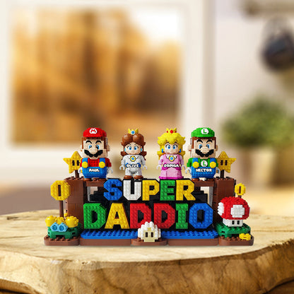 Superdad - Personalized Father Custom Shaped Acrylic Plaque