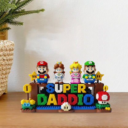 Superdad - Personalized Father Custom Shaped Acrylic Plaque