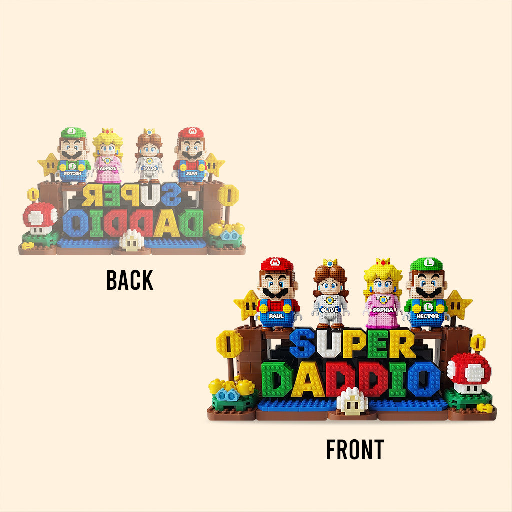 Superdad - Personalized Father Custom Shaped Acrylic Plaque