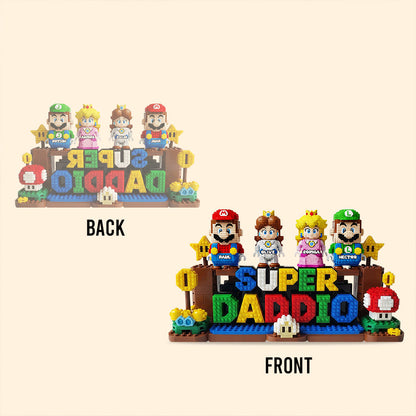 Superdad - Personalized Father Custom Shaped Acrylic Plaque