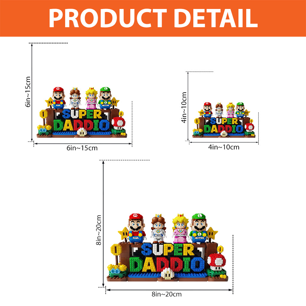 Superdad - Personalized Father Custom Shaped Acrylic Plaque