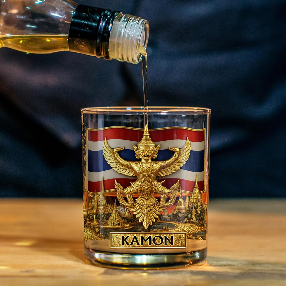 Proud Thailand - Personalized Expats Whiskey Decanter Set