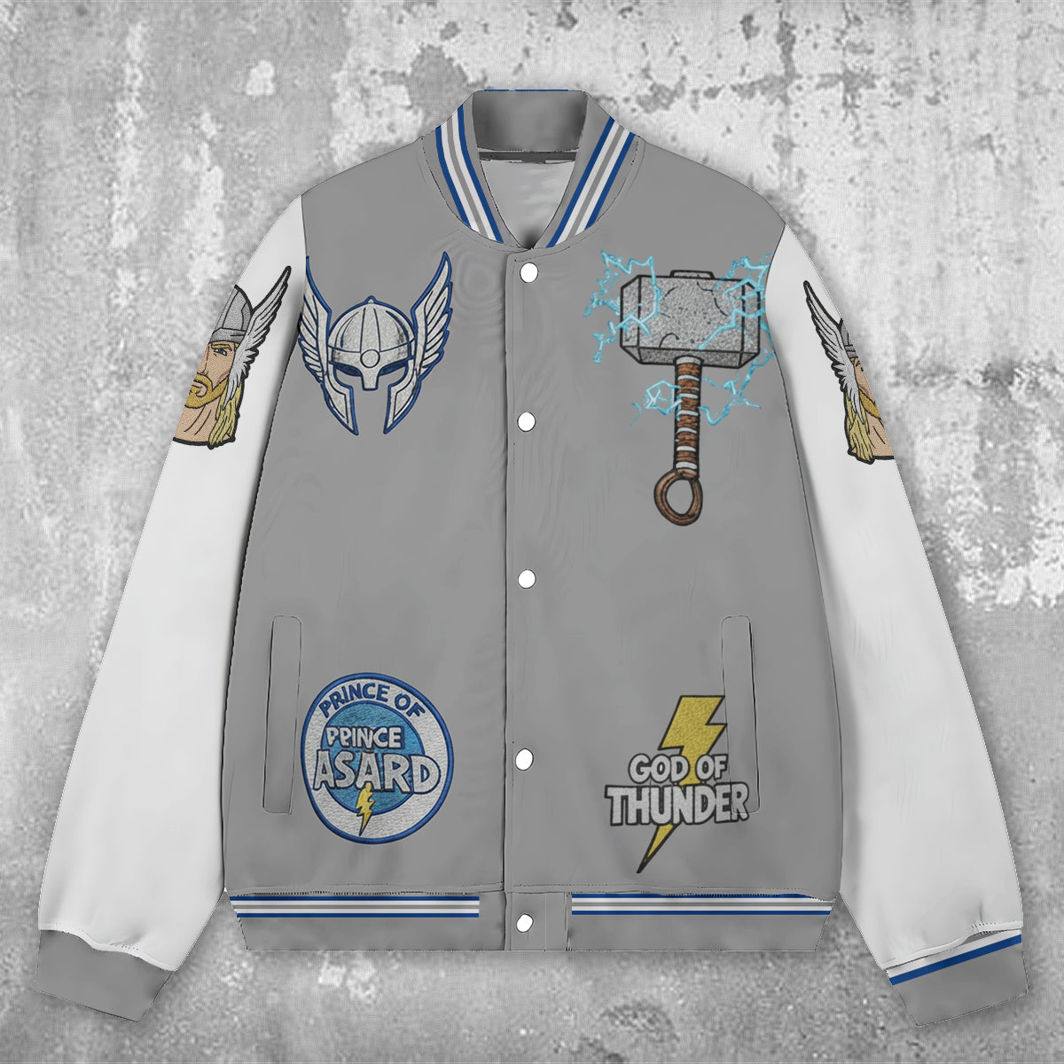 Superhero Gift For Kids - Personalized Kid Varsity Jacket