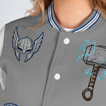 Superhero Gift For Kids - Personalized Kid Varsity Jacket