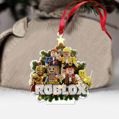 Role Play Game Christmas - Personalized 3D Gaming Transparent Ornament