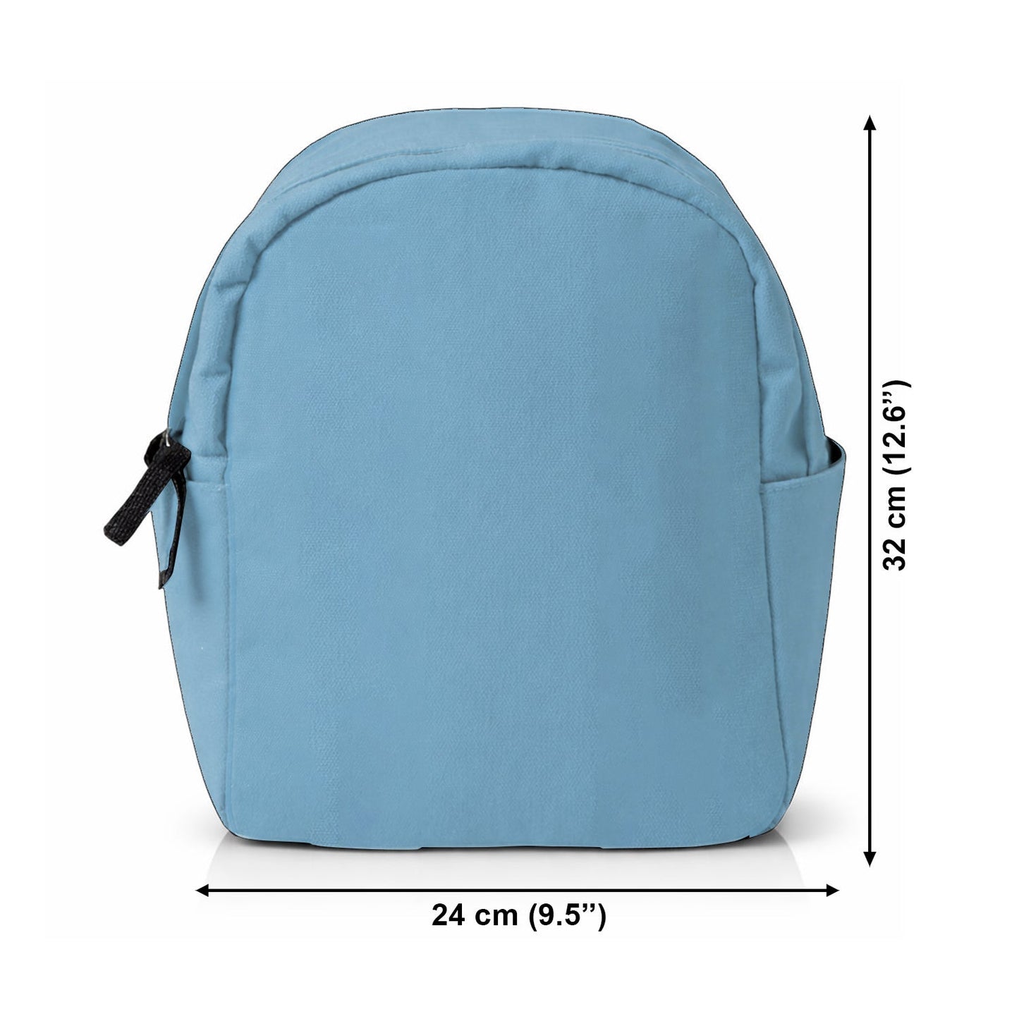 Best Friends - Personalized Blue Dog Changeable Leather Patch Backpack