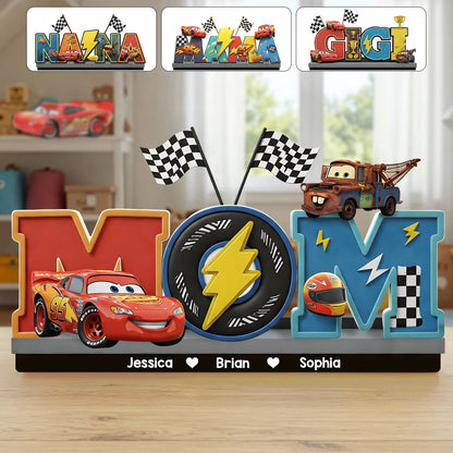 Mom Cars - Personalized Cars Custom Shaped Acrylic Plaque