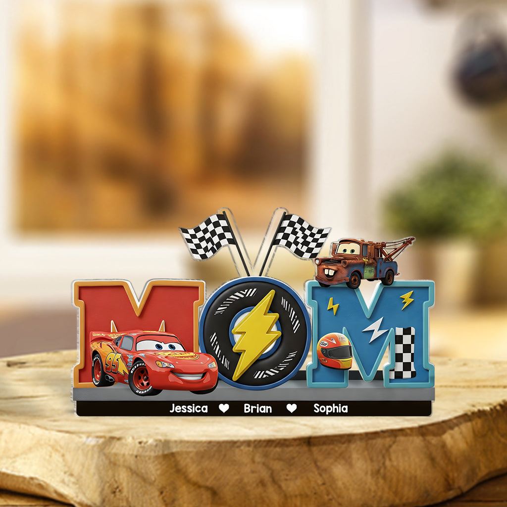 Mom Cars - Personalized Cars Custom Shaped Acrylic Plaque