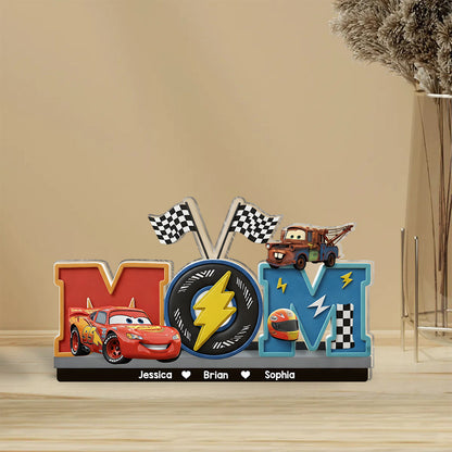 Mom Cars - Personalized Cars Custom Shaped Acrylic Plaque