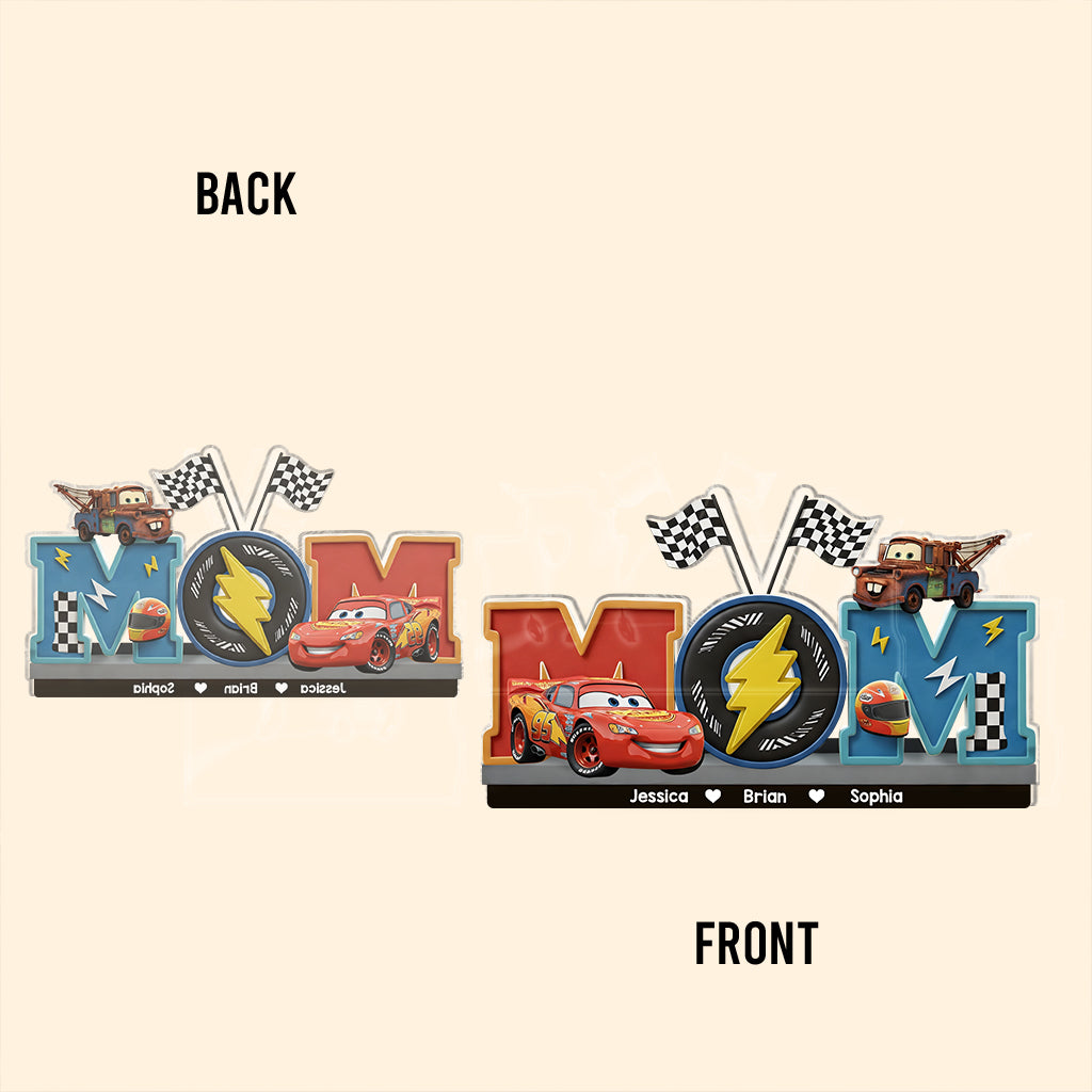Mom Cars - Personalized Cars Custom Shaped Acrylic Plaque